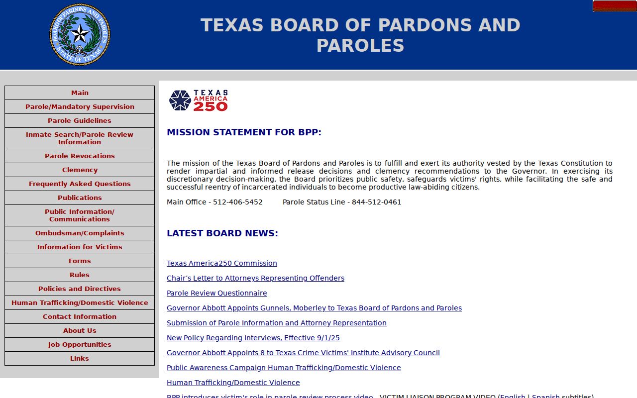 Borden County criminal history Texas parole records